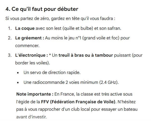 Débuter en 1 mètre